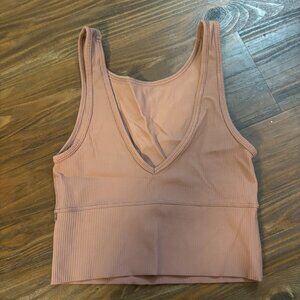 Lululemon Power Pivot Ribbed Tank Top One Size Women’s Workout Activewear